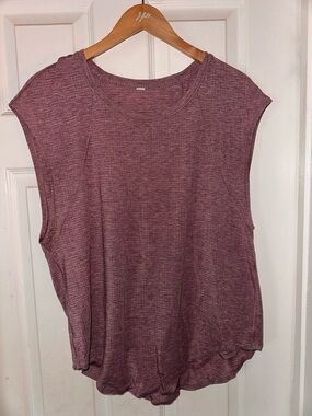 lululemon athletica Sleeveless Knit Top in Dusty Plum